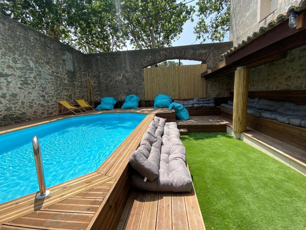 T4 Bord Canal Du Midi, Piscine Homps  Exterior foto